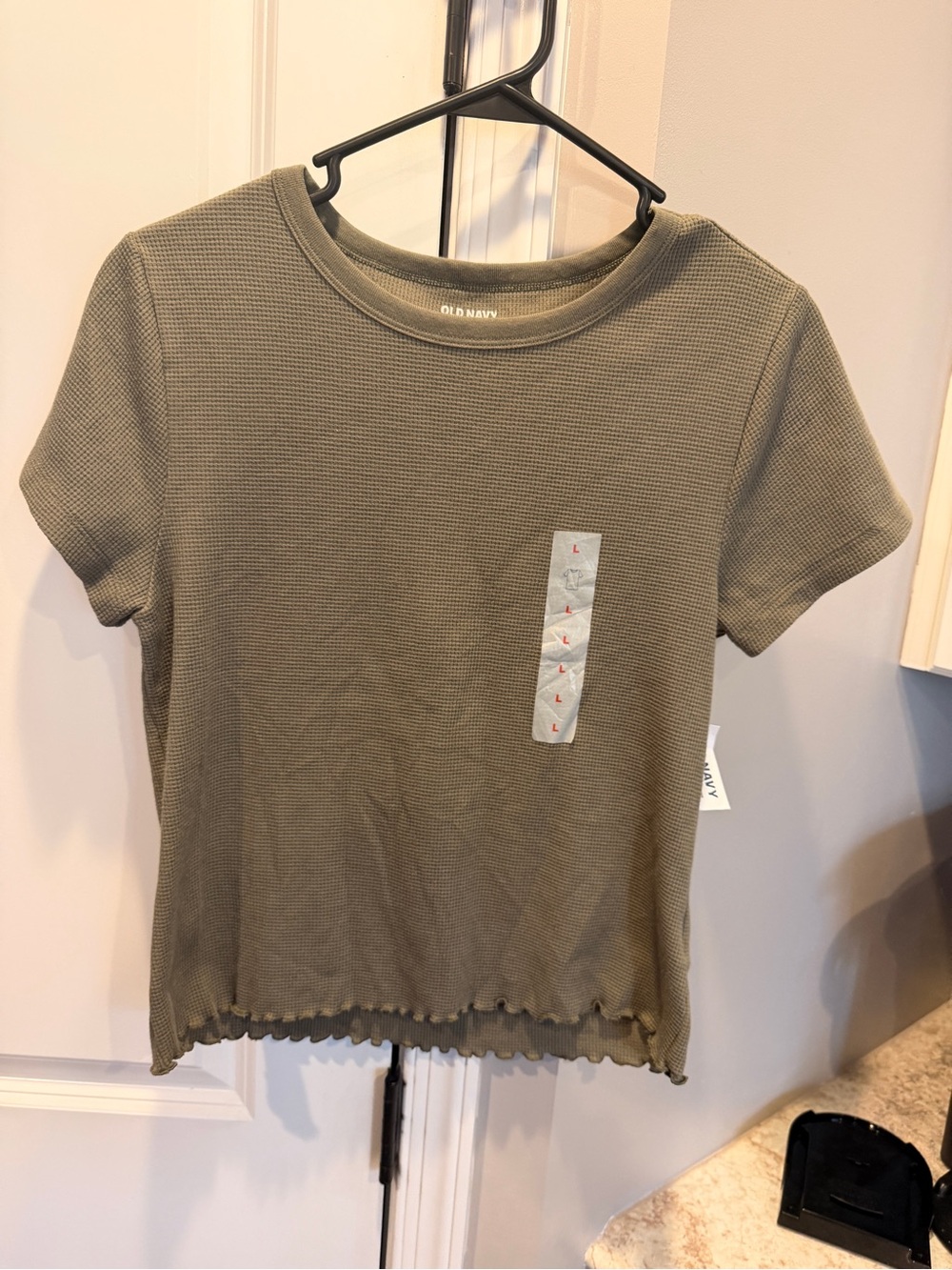 Old Navy Waffle Tee Large NWT